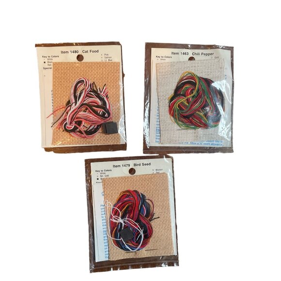 Needle Magic Mini Cross Stitch Bundle Set of 3 Kits New with Tags - Picture 2 of 6